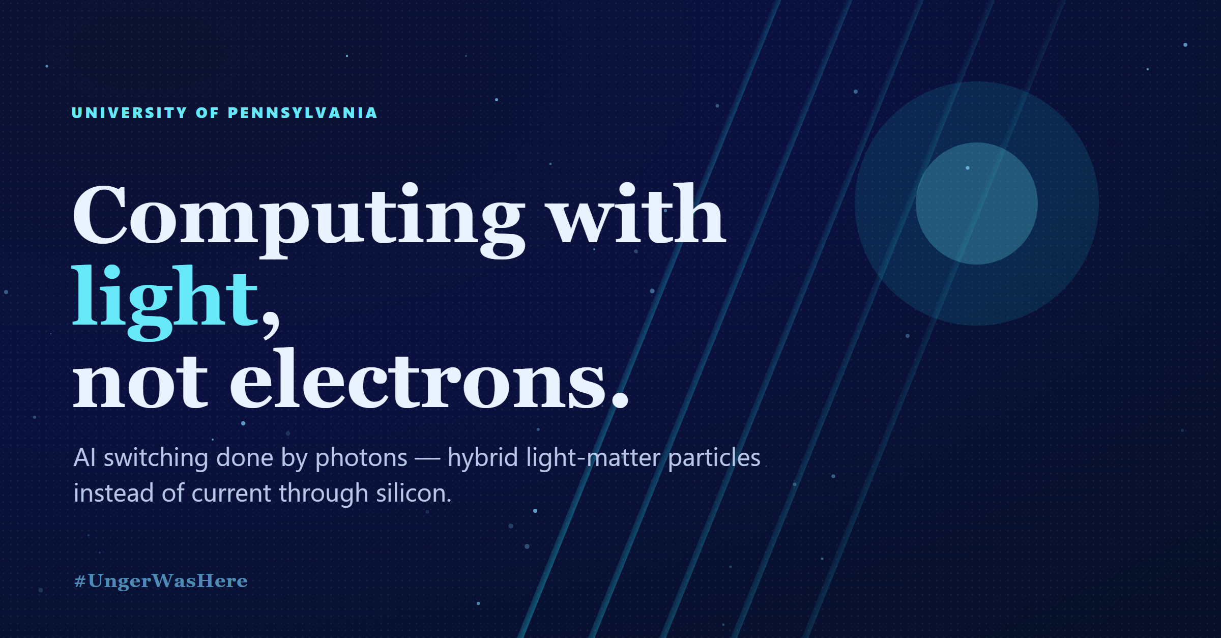 Forget electrons: This breakthrough uses light-matter particles to power AI (slide 1 of 3)