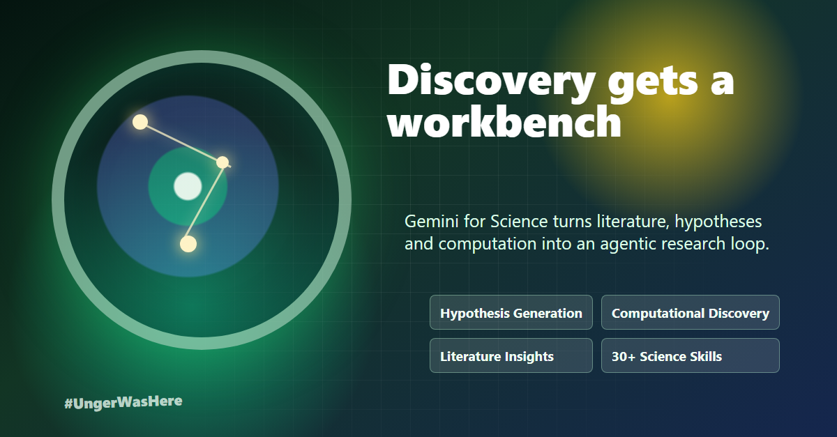 Gemini for Science: AI experiments and tools for a new era of discovery