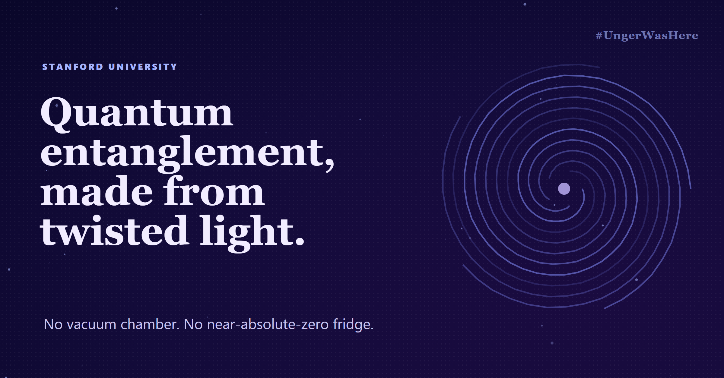 Physicists create quantum entanglement with twisted light at room temperature (slide 1 of 2)