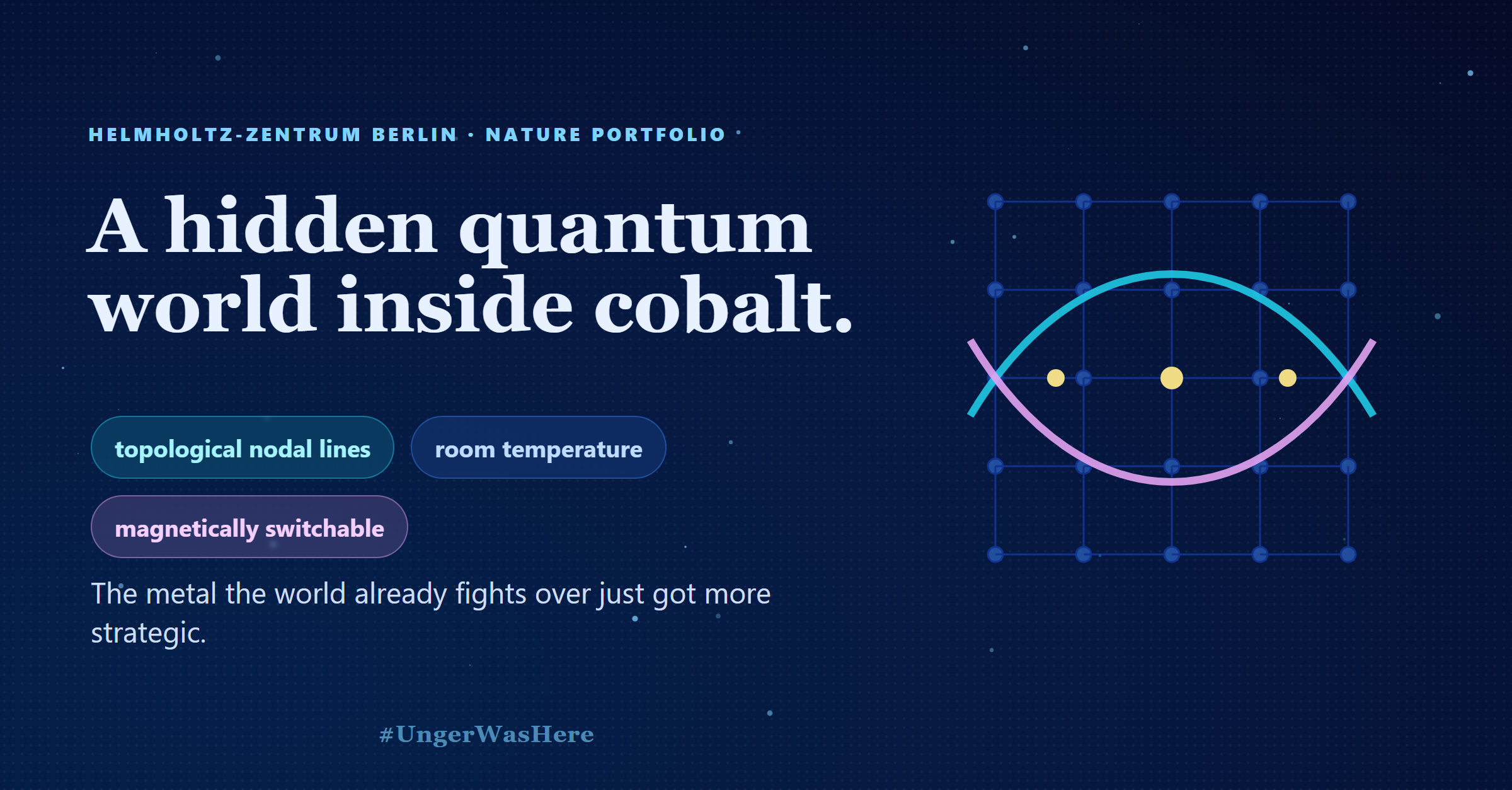 Scientists discover a hidden quantum world inside cobalt