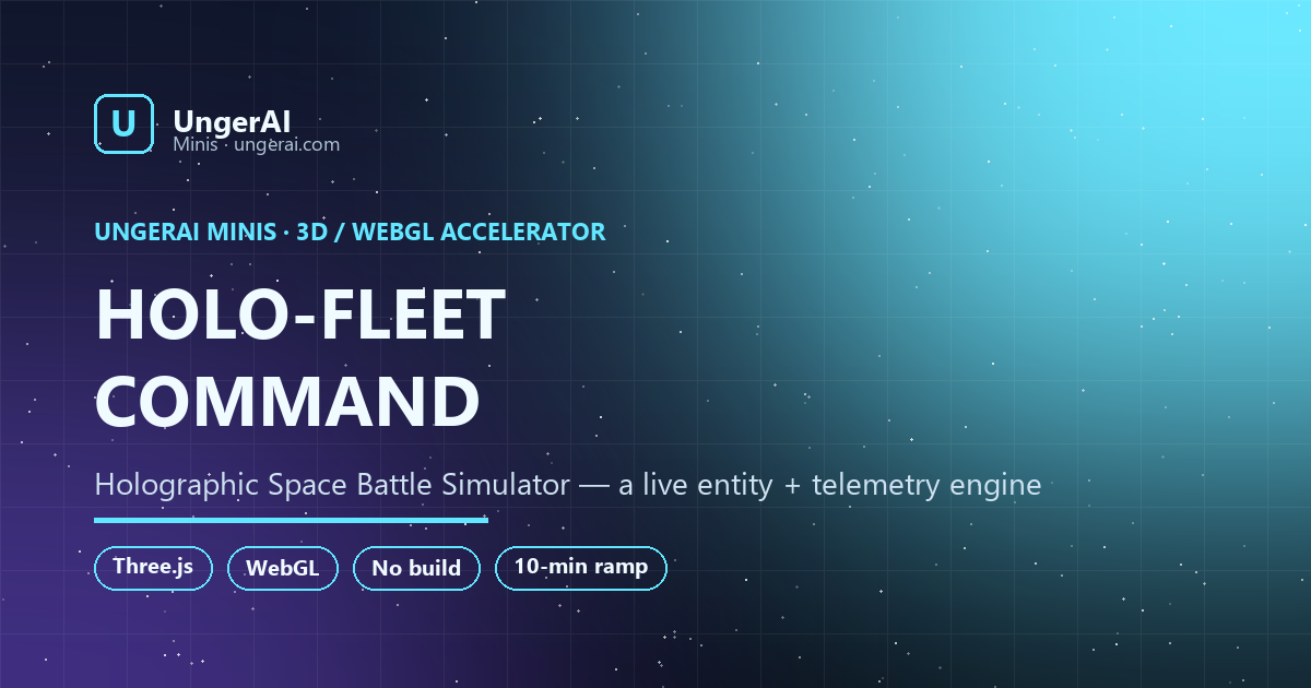 Holo-Fleet Command — holographic space battle simulator